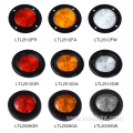 12V-24V Amber Round LED Truck Side Marker Light